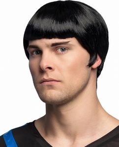 Spock Perücke schwarz