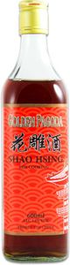 Golden Pagoda Shao Hsing (Xing) 600ml | Cooking Wine | Alkoholhaltiges Reisgetränk alc.14% Vol. genannt "Reiswein" | Kochwein