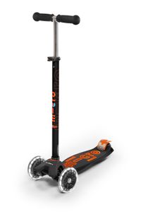 micro Scooter | maxi micro deluxe LED black/orange
