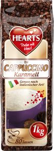 HEARTS Cappuccino Karamell 1kg Instantkaffee Pulver HEARTS Cappuccino Karamell 1kg Instantkaffee Pulver
