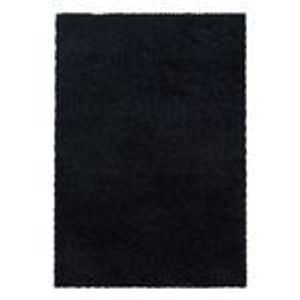 Teppium Kurzflor modern Teppich, Wohnzimmerteppich, Unifarben Shaggy, Rechteckig, Farbe:Schwarz, Maße:300 cm x 400 cm