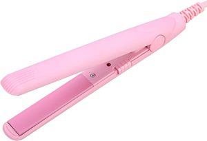 Mini žehlička na vlasy, žehlička na všetky typy vlasov, prenosná žehlička na vlasy - MINISTYLE Pink