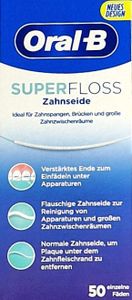 Oral-B Superfloss Zahnseide (50 Fäden)