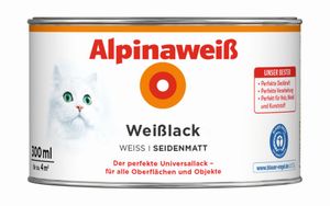 Alpina Alpinaweiß Weißlack seidenmatt 300 ml