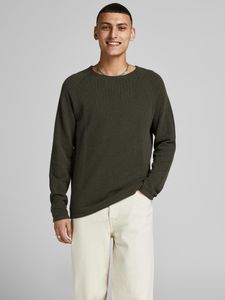 Jack & Jones Hill Knit Crew Olive Night L