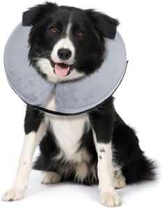Bencmate Aufblasbare Halskrause für Hunde & Katzen, Hundekragen Leckschutz Hund für Genesung nach