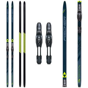 Běžkový set FISCHER Twin Skin Power EF Stiff se stoupacím pásem a vázáním NNN 184 cm 70 - 80 kg