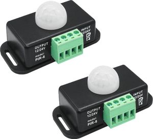 PIR Sensor Dimmer, Einstellbare LED Infrarot Bewegungsmelder, Sensing Lichtschalter, PIR Sensor, mit eingebetteten PIR Sonden für LED Streifenleuchten