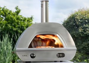 BUSCHBECK Pizzaofen X1 mit rollender Flamme und Bluetooth-Thermometer