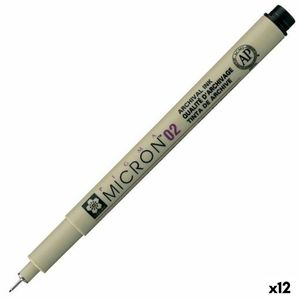 Sakura Pigma Micron 02 Pióro techniczne Black 0,3 mm 1 szt