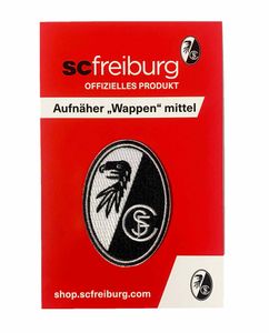 SC Freiburg Aufnäher "Wappen" mittel