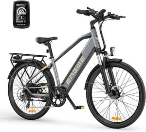ENGWE E Bike Elektrické bicykle-E-Bike 𝟮𝟲 𝗭𝗼𝗹𝗹𝗹 E-Bike, E Bike Women up to 𝟭𝟬𝟬𝗞𝗠, Electric Bike 250W Motor Grey