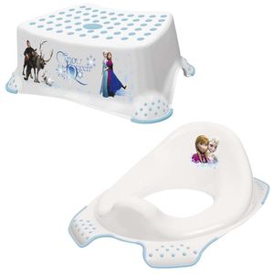 Disney Eiskönigin 2er Set WC Aufsatz + Hocker Toilettentrainer