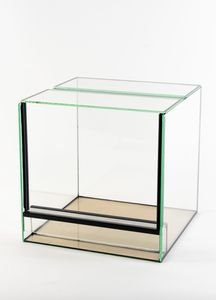 Glasterrarium 30x30x30 cm mit Fallscheibe