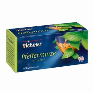 Meßmer Pfefferminze Kräutertee erfrischend und würzig 56g