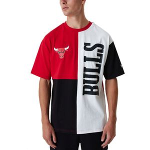 New Era NBA Shirt - CUT AND SEW Chicago Bulls - L