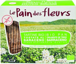 Glutenfreies knuspriges Buchweizenbrot BIO 150 g Pain Des Fleurs