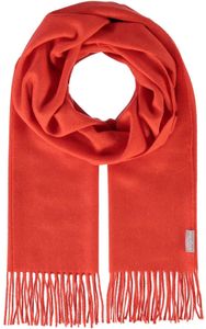 FRAAS Schal Pure Cashmere Scarf with Fringes Orange