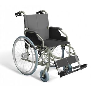Trendmobil Rollstuhl TMB Sitzbreite 42 cm + Trommelbremse Reiserollstuhl Faltrollstuhl Transportrollstuhl