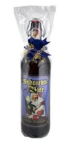 Weihnachts-Bier 1 Liter Flasche Bier Pils mit Bügelverschluss Geschenkidee