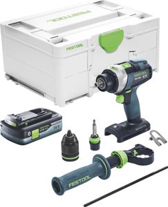Festool TPC 18/4 I-Basic Akku Schlagbohrschrauber 18 V 75 Nm Brushless + 1x Akku 4,0 Ah + Systainer - ohne Ladegerät