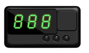 GPS HUD rýchlomer do auta C60