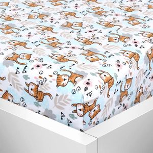 Prestieradlo jersey s Elastanom - 60x120 cm - Mačička