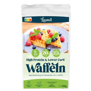 Locawo High Protein & Low Carb* Waffeln | Backmischung 150g