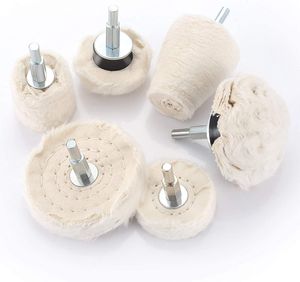 Polierscheibe für bohrmaschine Polieraufsatz Akkuschrauber 6pcs Felgen Polieraufsatz Bohrmaschine Polier Wheel Polierkegel Polishing Buffing Pad Für Manifold Aluminium Edelstahl Chrom usw