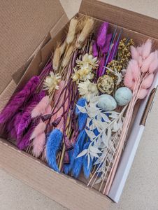 Trockenblumen verschiedene Sorten Mix DIY Set gemischte Blumen Deko Größe M