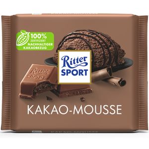 Ritter Sport Kakao Mousse mit Kakaocreme und Alpenmilchschokolade 100g