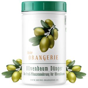 Meine Orangerie Olivenbaum Dünger [1kg] - Premium Pflanzendünger für Olivenbäume- Verzichten Sie auf Fertig Flüssig Dünger für Ihre Pflanzen - Dünger Olivenbaum - Olive Tree Fertilizer