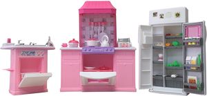 Barbie Size Dollhouse Furniture - Kitchen Set by zfinding