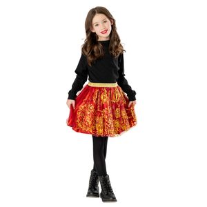 Harry Potter - Dětský kostým - Tutu sukně BN5574 (140) (Vínově červená/žlutá)