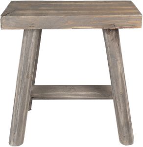 Clayre &amp; Eef 6H2359 Rostlinný stolek hnědý 38x18x38 cm