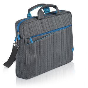 Aplic taška na notebook, taška na notebook s priehradkami na príslušenstvo pre notebooky do veľkosti 17,3" (43,9 cm) z prírodného flizu