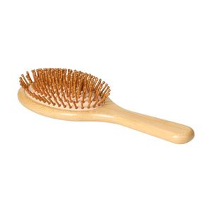 Nachhaltige Bambus-Haarbürste "Comb" für geschmeidiges Haar - Natürlich aus Holz, Antistatische Borsten, Sanfte Pflege und Glanz! Natur