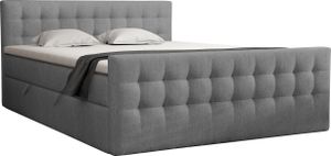 Posteľ MEBLITO box spring Manželská posteľ Loures Lux s podnožou 200x200cm Matrac H3 Soro 93