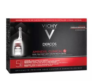 Vichy Aminexil Clinical 5 kuracja przeciw wypadaniu włosów męski płyn 21 ampułek x 6ml