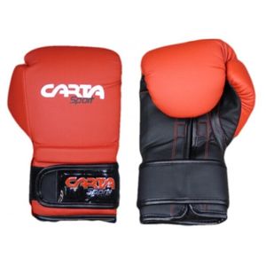 Carta Sport - Boxerské rukavice, PU CS165 (10 oz) (červená/čierna)