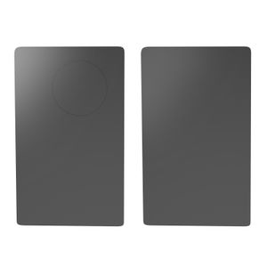 Atomstack 2pcs Edelstahl schwarz Metall Karte NFC Chip Karte RFID Karten personalisiert Blank DIY Karte Geschenk