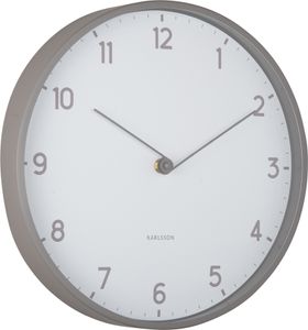 Karlsson - Wanduhr Sencillez - Dunkelgrau - Ø30cm