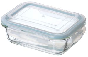 Frischhaltedose aus Glas Hermetique 650ml - 17x13x7cm - Food To Go