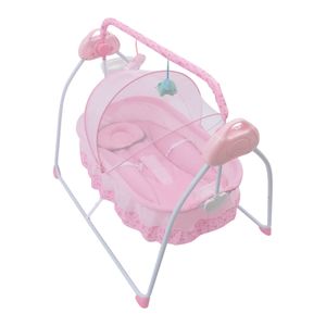 Rosa  Babyschaukel Schaukelstuhl Babywippe  Babytragewagen Babywiege  Automatischer Schaukel Baby Wiege Bluetooth Schaukelstuh +Musik  Tragfähigkeit  25kg
