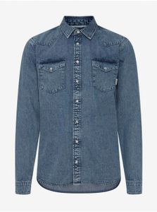 Modrá džínová košile - XL