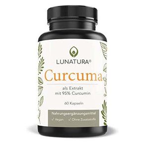Curcuma Extrakt - mit 95% Curcumin - 60 vegane Kapseln