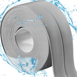 Wasserdichtes Dichtungsband Selbstklebend 3,2m Klebeband Dusche 20885, Farbe:Grau-grey