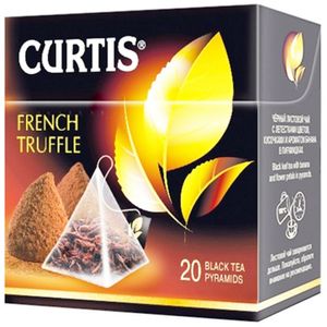 Curtis schwarzer Tee French Truffle 20 Pyramidenbeutel Pyramid Tea