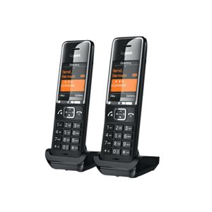 Gigaset COMFORT 550HX duo Mobilteile für DECT-Basisstationen & Router Schwarz