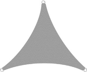 Sonnenschutzsegel Schattenspender Sonnensegel 3x3x3m HDPE grau Dreieck Segel